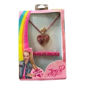 JoJo Siwa Pink Heart Jewelry Set